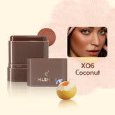 2-in-1 Flat Tube Fruit Blush & Lipstick Stick | Easy to Apply, Highlighter & Contour | Multi-Use Lip & Cheek Makeup